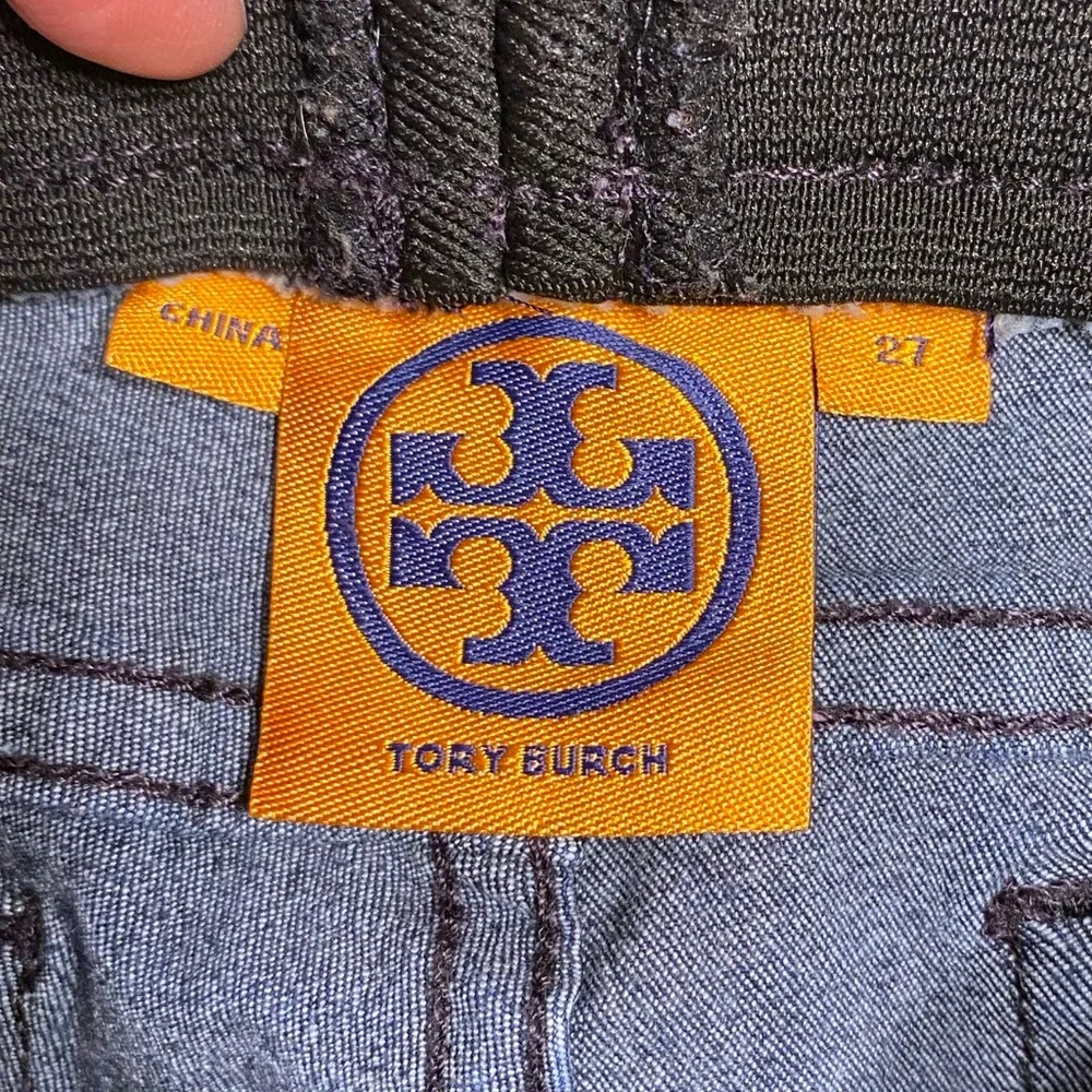 Tory Burch Jeggings Denim Leggings Dark Wash Size 27